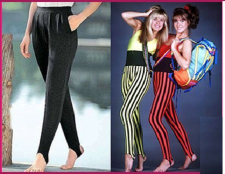 80s Stirrup Pants and Leggings