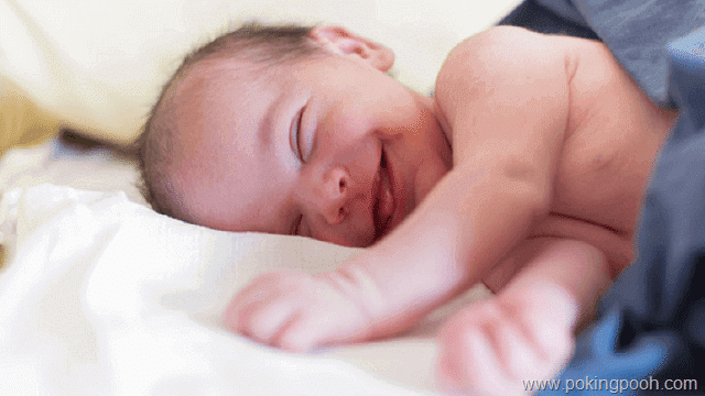 Newborn Smiling